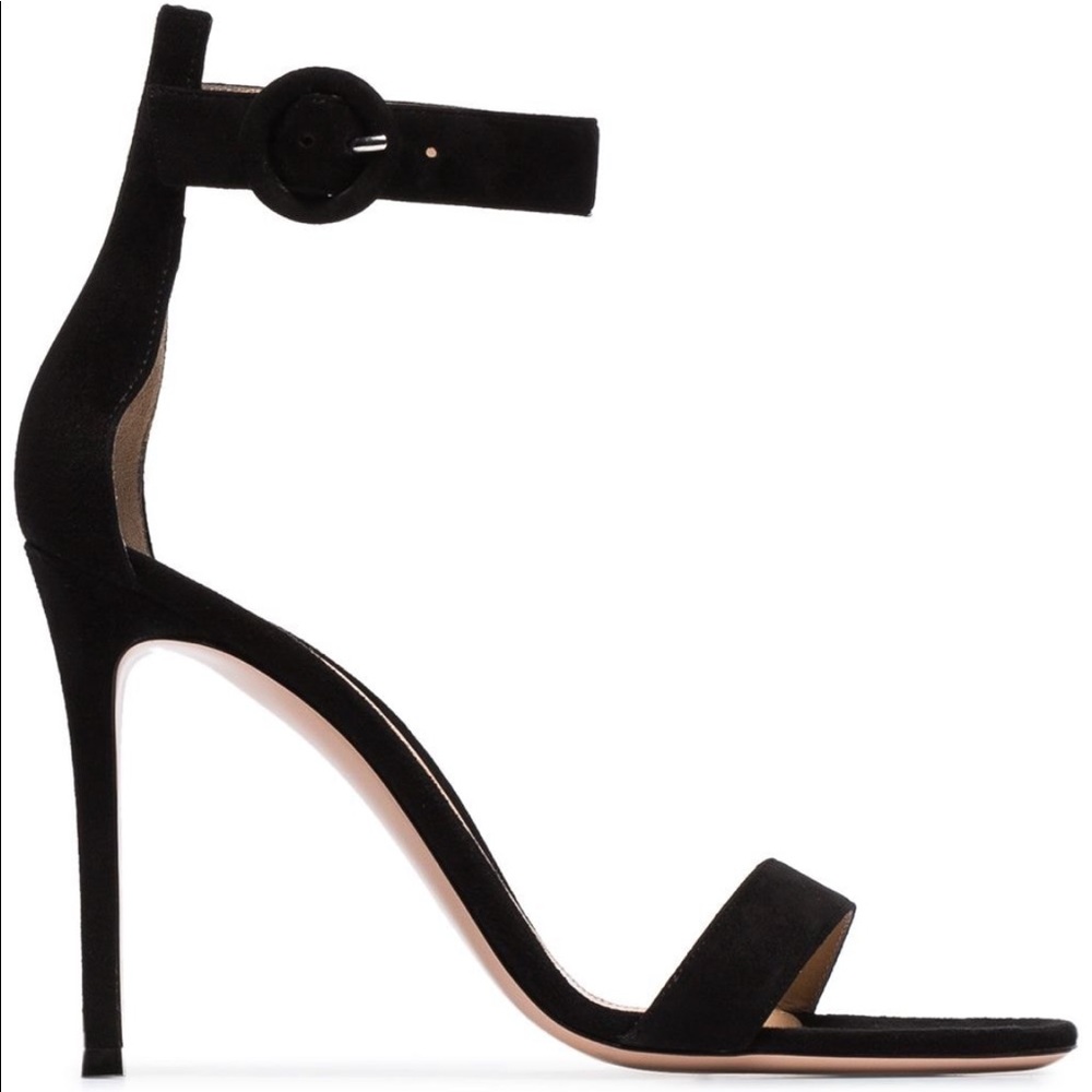Gianvito Rossi Portofino 105 Black  Sandals